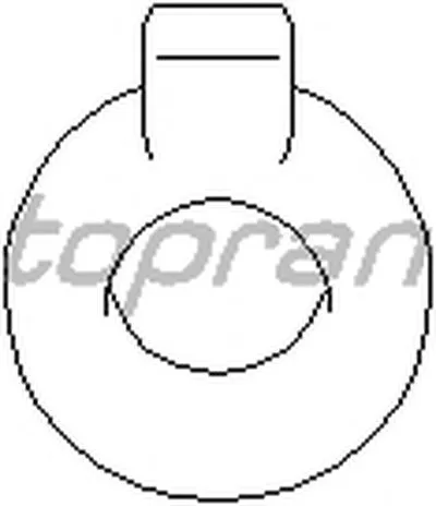 Кронштейн, глушитель TOPRAN купить