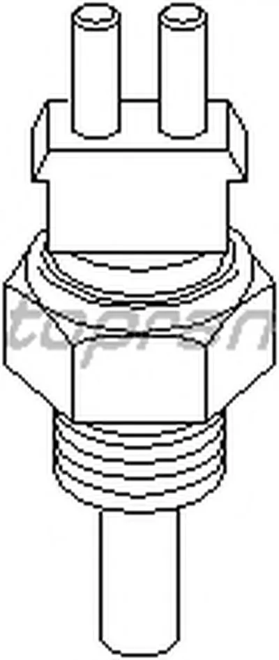 Датчик, температура охлаждающей жидкости TOPRAN купить