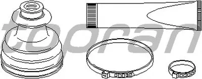 Комплект пылника, приводной вал TOPRAN купить