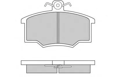 Комплект тормозных колодок, дисковый тормоз E.T.F. купить