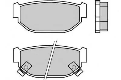 Комплект тормозных колодок, дисковый тормоз E.T.F. купить