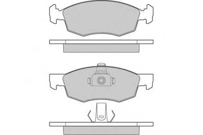 Комплект тормозных колодок, дисковый тормоз E.T.F. купить
