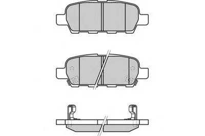 Комплект тормозных колодок, дисковый тормоз E.T.F. купить