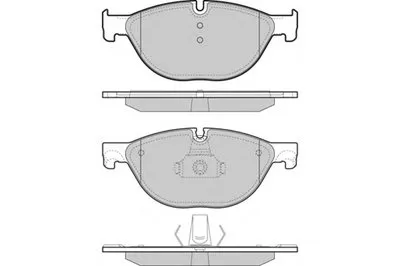 Комплект тормозных колодок, дисковый тормоз E.T.F. купить