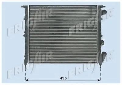 Радиатор, охлаждение двигателя FRIGAIR купить
