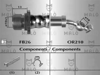 Тормозной шланг MALÒ купить