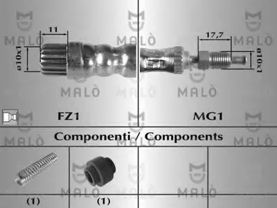 Тормозной шланг MALÒ купить