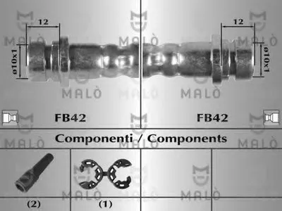 Тормозной шланг MALÒ купить