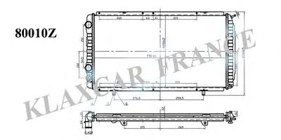 Радиатор, охлаждение двигателя KLAXCAR FRANCE купить