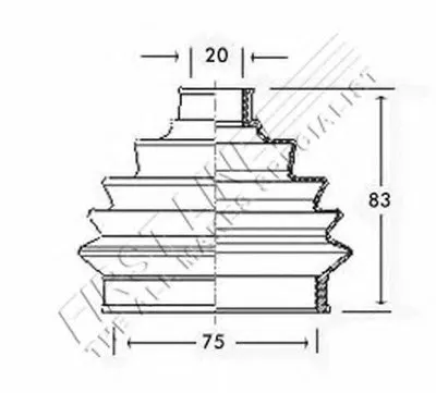 Пыльник, приводной вал FIRST LINE купить