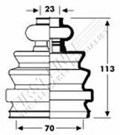 Пыльник, приводной вал FIRST LINE купить