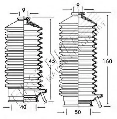 Пыльник, рулевое управление FIRST LINE купить