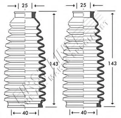 Пыльник, рулевое управление FIRST LINE купить