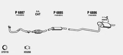 Система выпуска ОГ FENNO купить