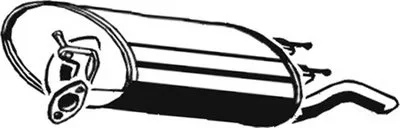 Глушитель выхлопных газов конечный ASMET купить