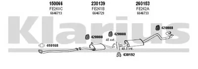 Система выпуска ОГ KLARIUS купить