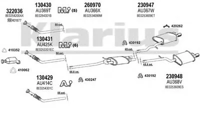 Система выпуска ОГ KLARIUS купить