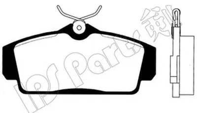 Комплект тормозных колодок, дисковый тормоз IPS Parts IPS Parts купить
