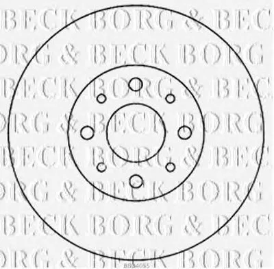 Тормозной диск BORG & BECK купить