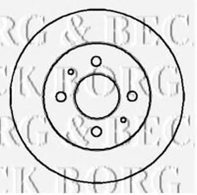 Тормозной диск BORG & BECK купить