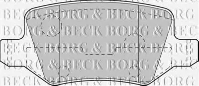 Комплект тормозных колодок, дисковый тормоз BORG & BECK купить