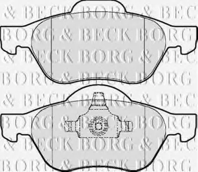 Комплект тормозных колодок, дисковый тормоз BORG & BECK купить