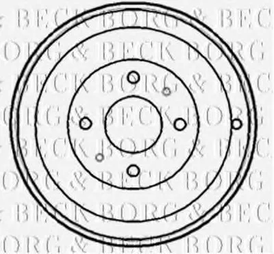 Тормозной барабан BORG & BECK купить