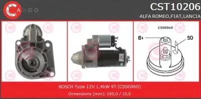 Стартер BRAND NEW SERIES CASCO купить