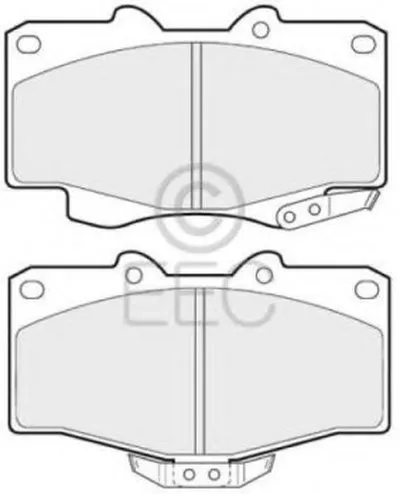 Комплект тормозных колодок, дисковый тормоз EEC купить