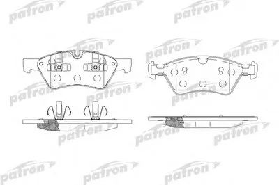 Комплект тормозных колодок, дисковый тормоз PATRON купить
