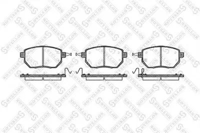 Комплект тормозных колодок, дисковый тормоз STELLOX купить