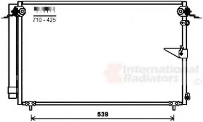 Конденсатор, кондиционер VAN WEZEL купить