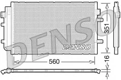Конденсатор, кондиционер DENSO купить