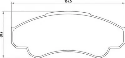 Комплект тормозных колодок, дисковый тормоз MAGNETI MARELLI купить