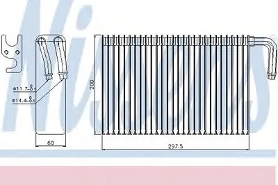 Испаритель, кондиционер NISSENS купить