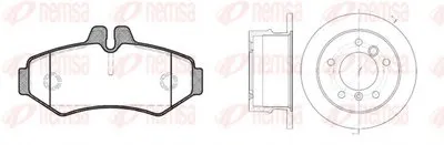 Комплект тормозов, дисковый тормозной механизм Twin Kit REMSA купить