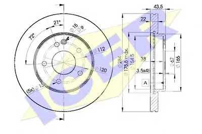 Тормозной диск ICER купить
