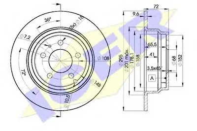 Тормозной диск ICER купить