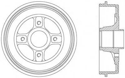 Тормозной барабан ADVANCE OPEN PARTS купить