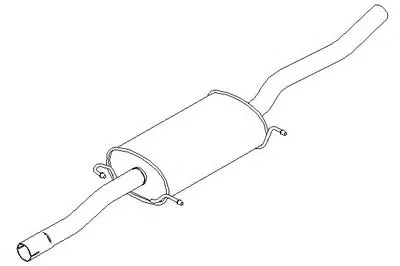 Средний глушитель выхлопных газов KLARIUS купить