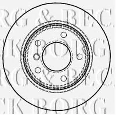 Тормозной диск BORG & BECK купить