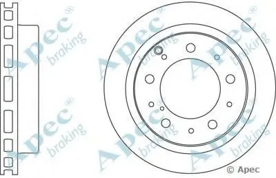 Тормозной диск APEC braking купить