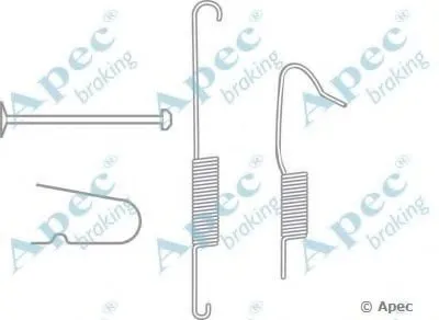 Комплектующие, тормозная колодка APEC braking купить