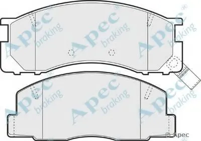 Комплект тормозных колодок, дисковый тормоз APEC braking купить