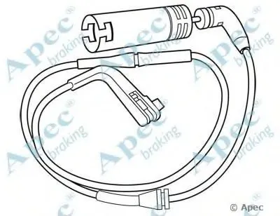 Указатель износа, накладка тормозной колодки APEC braking купить