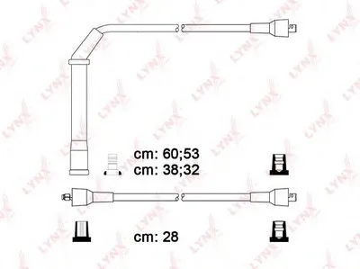 Комплект проводов зажигания LYNXauto купить