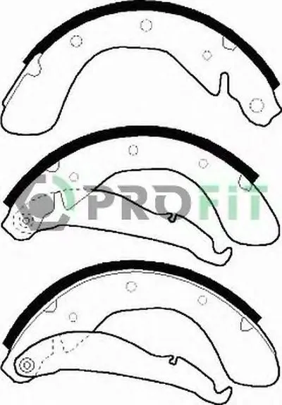 Комплект тормозных колодок PROFIT купить