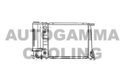 Радиатор, охлаждение двигателя AUTOGAMMA купить