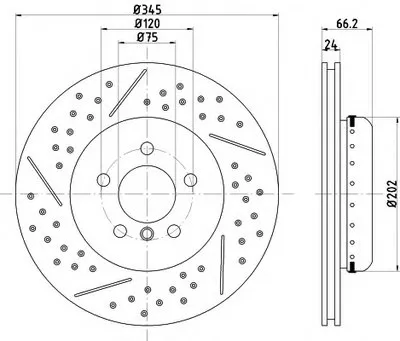 Тормозной диск PRO+ TEXTAR купить