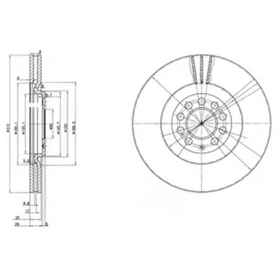 Тормозной диск DELPHI купить